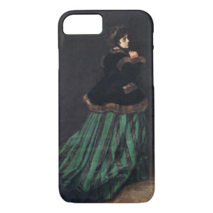 Monet Woman in grünem Kleid Case-Mate iPhone Hülle