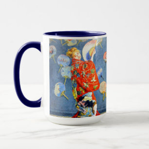 Monet Woman in japanischem Kostüm Tasse