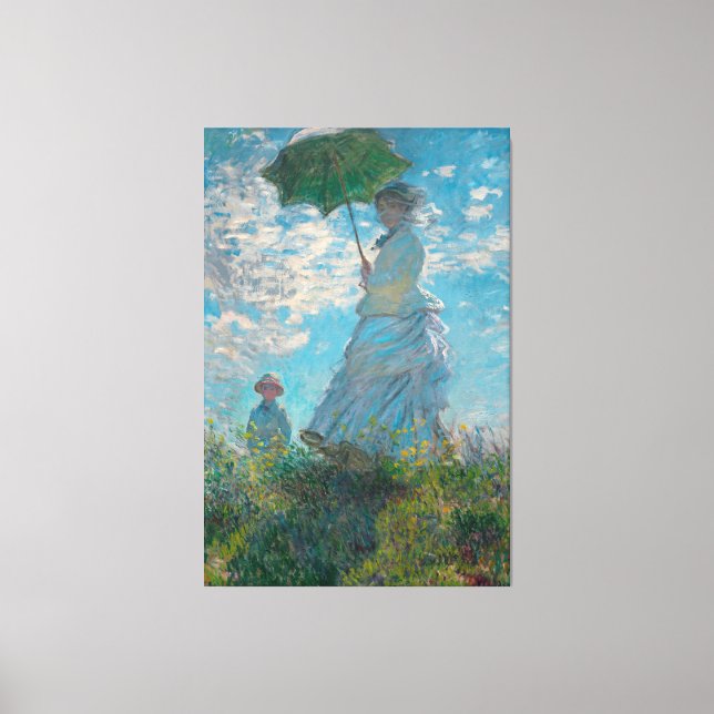 Monet Woman Leinwanddruck (Vorderseite)