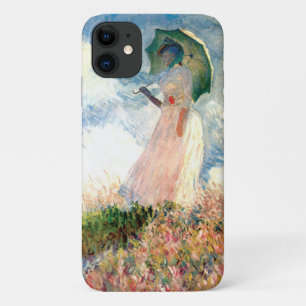 Monet Woman mit einem Sonnenschirm gegenüber Links Case-Mate iPhone Hülle