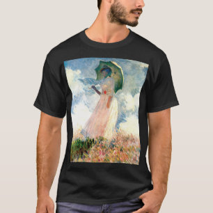 Monet Woman mit einem Sonnenschirm gegenüber Links T-Shirt