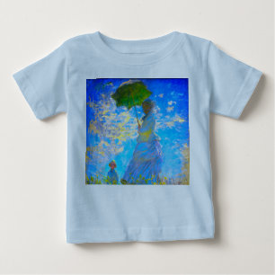 Monet Woman mit Parasol Baby T-shirt