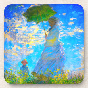 Monet Woman mit Parasol Getränkeuntersetzer