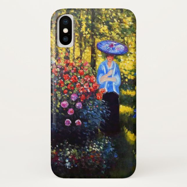 Monet Woman mit Parasol im Garten Case-Mate iPhone Hülle (Rückseite)