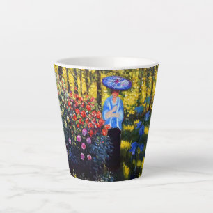 Monet Woman mit Parasol im Garten Milchtasse