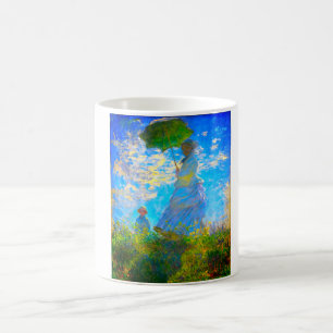 Monet Woman mit Parasol Kaffeetasse