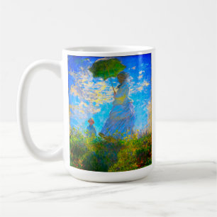 Monet Woman mit Parasol Kaffeetasse