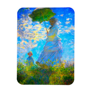 Monet Woman mit Parasol Magnet