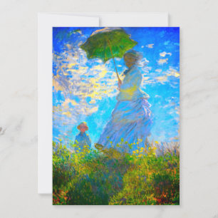 Monet Woman mit Parasol Save The Date