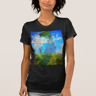 Monet Woman mit Parasol T-Shirt