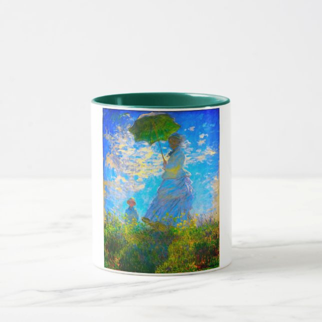 Monet Woman mit Parasol Tasse (Zentrum)