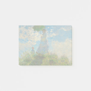 Monet Woman Parasol Impressionismus Post-it Klebezettel