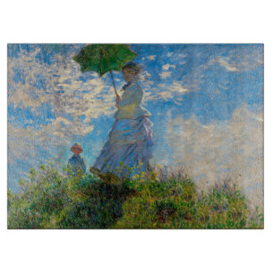 Monet Woman Parasol Impressionismus Schneidebrett