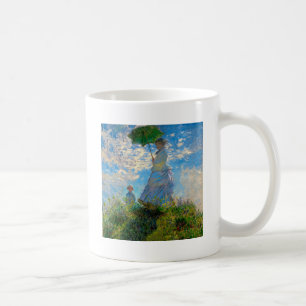 Monet Woman Parasol Impressionismus Tasse