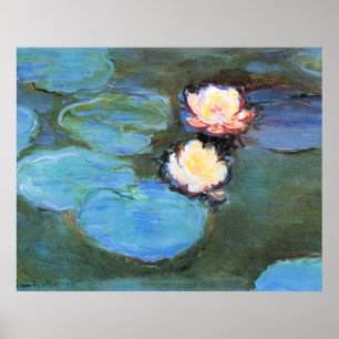 Monets berühmte Seerosen, 1897-1899, Poster