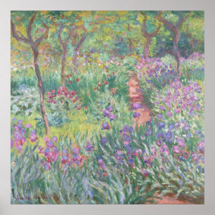 Monets Der Garten des Künstlers in Giverny Poster