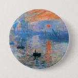 Monets Eindruck, Sonnenaufgang Button<br><div class="desc">Eindruck,  Sonnenaufgang von Claude Monet (1872)</div>