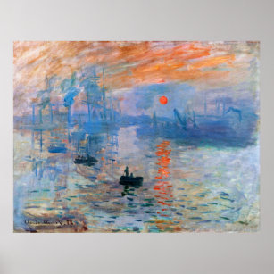 Monets Eindruck, Sonnenaufgang Poster