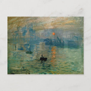 Monets Eindruck Sonnenaufgang (Soleil Levant) - 18 Postkarte