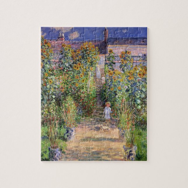 Monet's Garden at Vétheuil Puzzle (Vertikal)