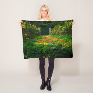 Monet's Garden, Giverny, Frankreich im Herbst Fleecedecke