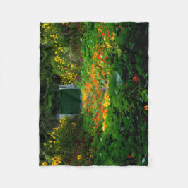 Monet's Garden, Giverny, Frankreich im Herbst Fleecedecke