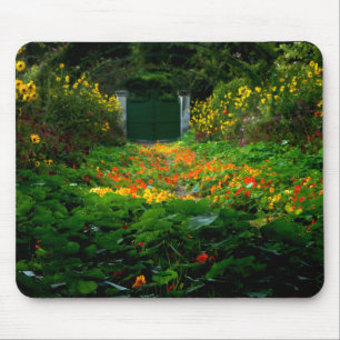 Monet's Garden, Giverny, Frankreich im Herbst Mousepad