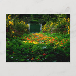 Monet's Garden, Giverny, Frankreich im Herbst Postkarte