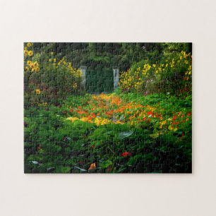 Monet's Garden, Giverny, Frankreich im Herbst Puzzle