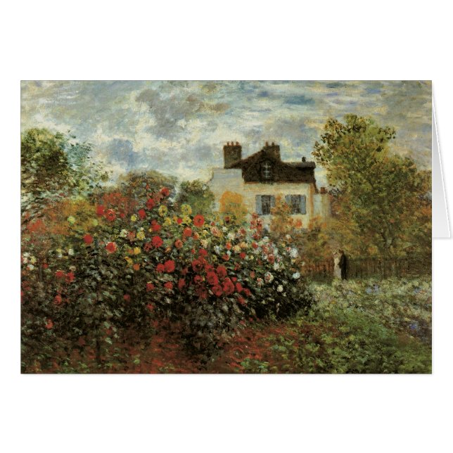 Monet's Garden in Argenteuil von Claude Monet (Vorderseite (Horizontal))