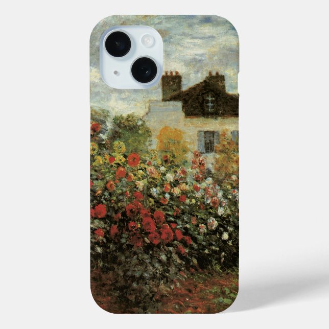 Monet's Garden in Argenteuil von Claude Monet Case-Mate iPhone Hülle (Rückseite)