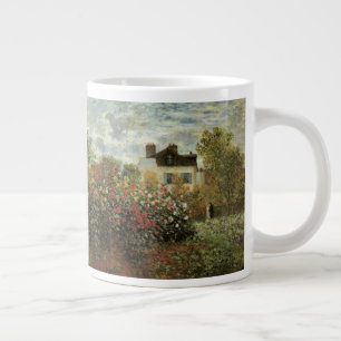 Monet's Garden in Argenteuil von Claude Monet Jumbo-Tasse