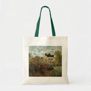 Monet's Garden in Argenteuil von Claude Monet Tragetasche