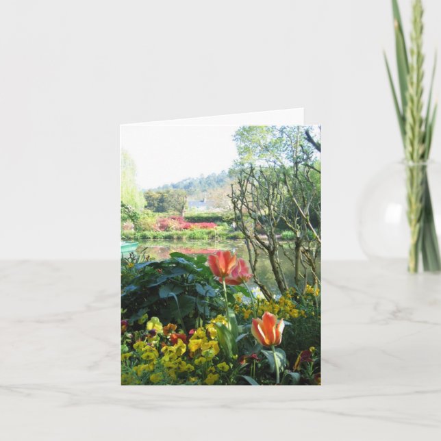 Monet's Gardens und Zuhause Card Karte (Vorderseite)