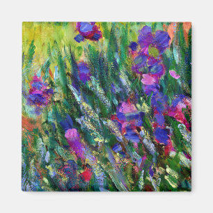 Monet's Iris Garden in Giverny Magnet