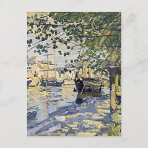 Monets Kunstwerk, Seine in Rouen, Postkarte