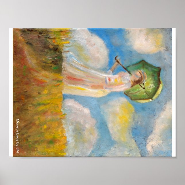 Monet's Lady Print Poster (Vorne)
