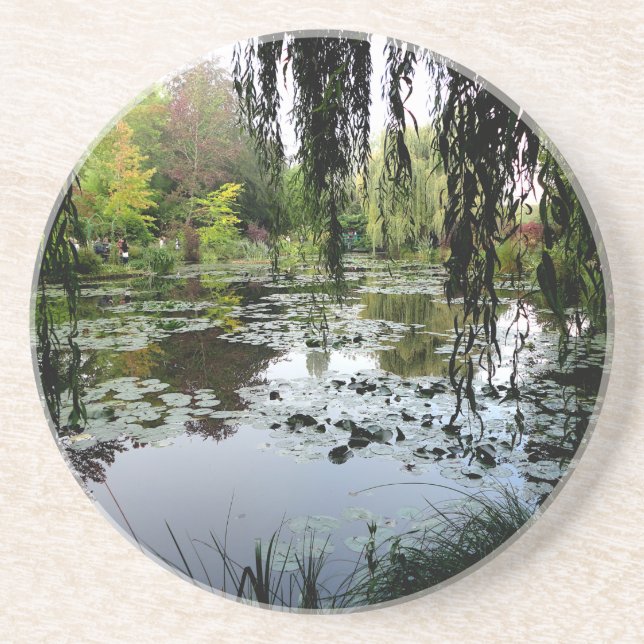 Monets Lily Pond, Giverny, Frankreich Getränkeuntersetzer (Vorne)