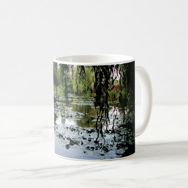 Monets Lily Pond, Giverny, Frankreich Kaffeetasse (VorderseiteRechts)