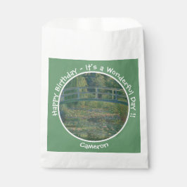 Monets Party Water-Lily Pond und Footbridge Geschenktütchen