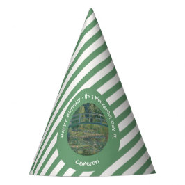 Monets Party Water-Lily Pond und Footbridge Partyhütchen