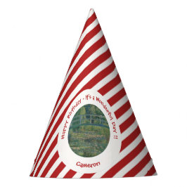 Monets Party Water-Lily Pond und Footbridge Partyhütchen