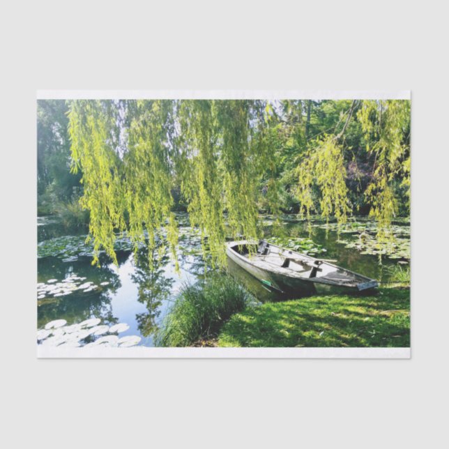 Monet's Pond Seidenpapier (Vorderseite)