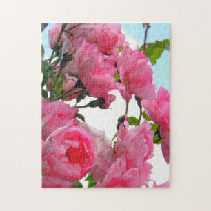 "Monets Rosen-Garten-" Foto-Puzzlespiel Puzzle