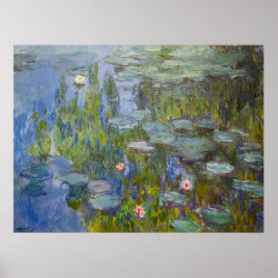 Monets Seerosen Poster