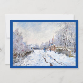 Monet's Snow in der argentinischen Landschaft zum Einladung