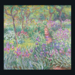 Monet's The Artist's Garden in Giverny Poster<br><div class="desc">Der Künstlergarten in Giverny von Claude Monet (1900).</div>