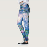 Monets Wasser-Lilien Leggings<br><div class="desc">Monets Wasser-Lilien.
Besichtigen Sie bitte meinen Speicher für interessanteren Entwurf und mehr Farbwahl.
=> zazzle.com/iwheels*</div>