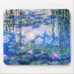 Monets Wasser-Lilien Mousepad<br><div class="desc">Monets Wasser-Lilien. Besichtigen Sie bitte meinen Speicher für interessanteren Entwurf und mehr Farbwahl. =>     zazzle.com/iwheels*</div>