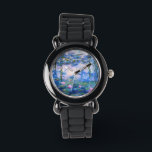 Monets Water Lilies Armbanduhr<br><div class="desc">Monets Wasserlilien. Bitte besuchen Sie mein Geschäft für mehr interessantes Design und mehr Farbwahl. => zazzle.com/iwheels*</div>